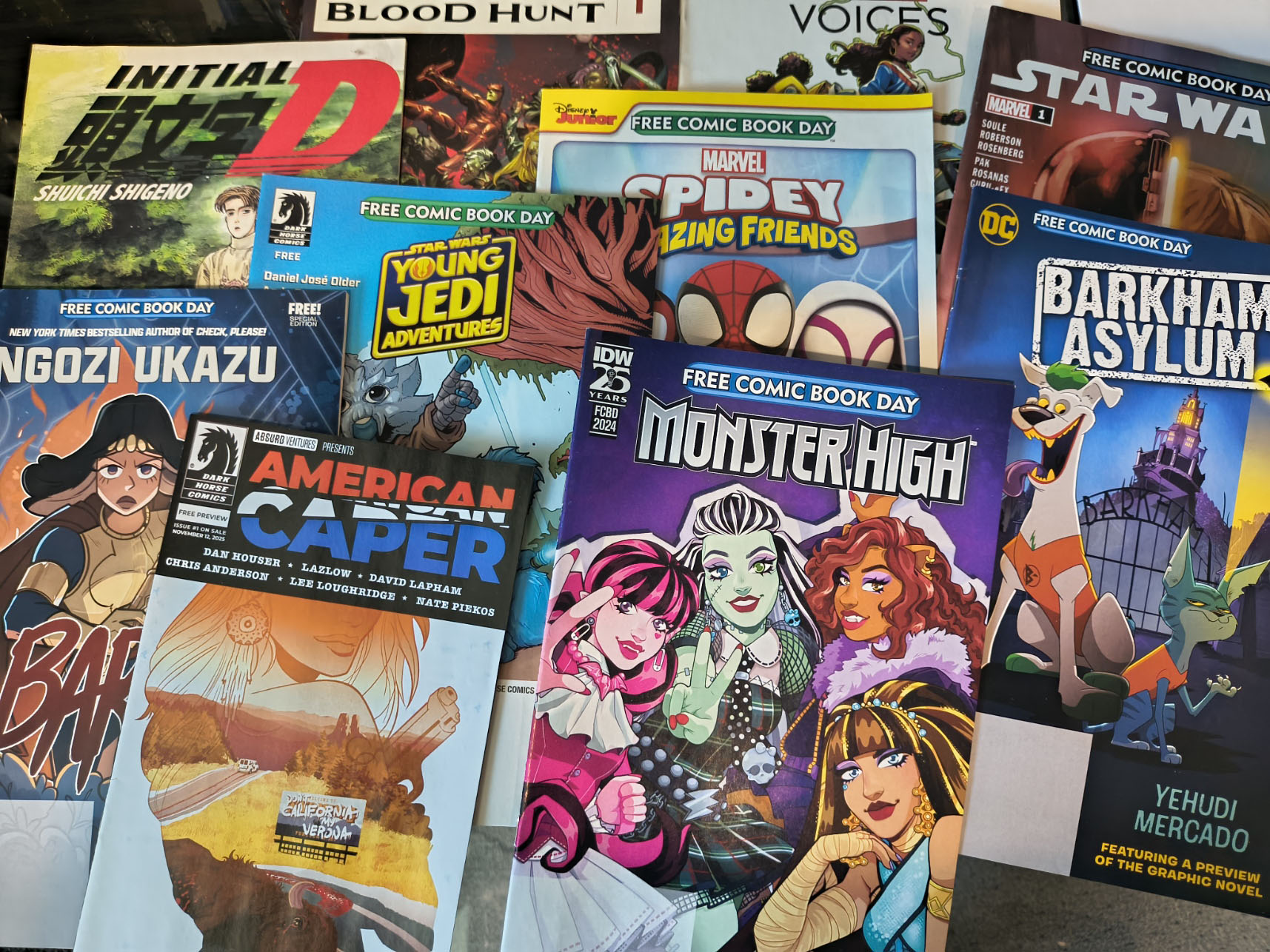 FCBD 2024 Mystery Bag - 9 Comics + Bonus!