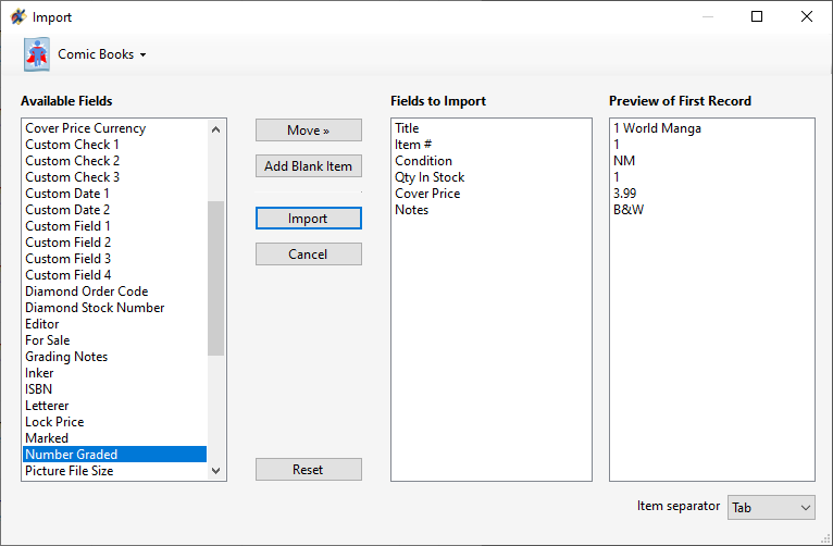 Importing